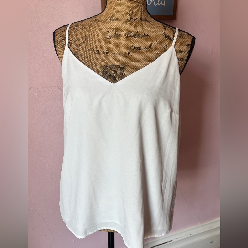 White Sheer Tank Top